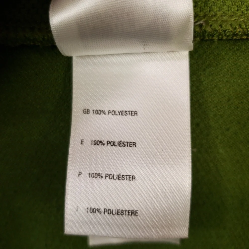 The North Face Pullover Men Large Green Flight Series Quarter Zip Active Sweater